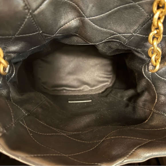 Authentic Saint Laurent Le Maillon Hook Bucket Bag- pre-owned - Picture 4 of 14